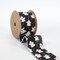 LaRibbons 2 1/2" Wired Ribbon | "Ghosts" Black/White | 10 Yard Roll
